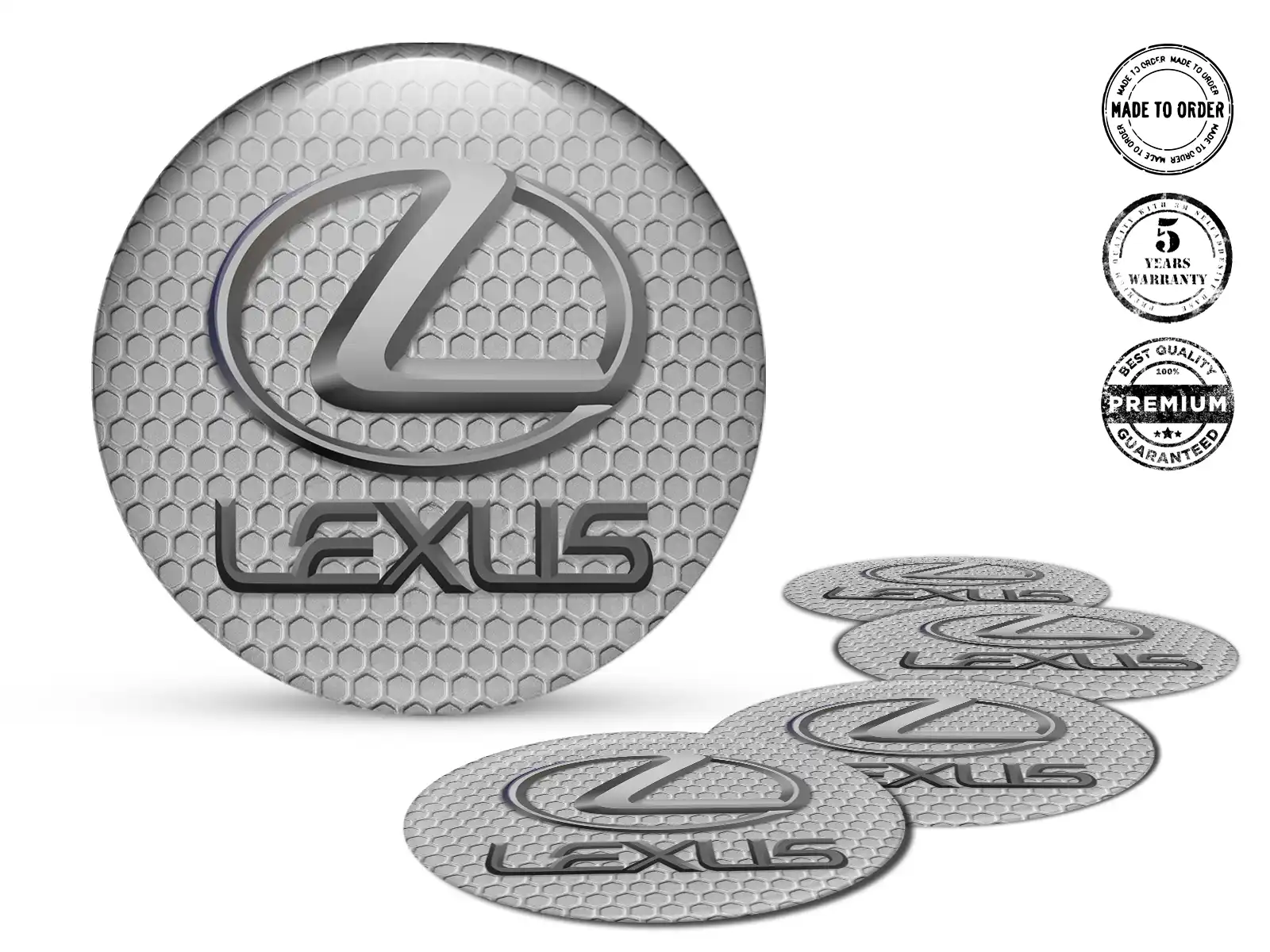 Lexus Calcomanías de Cúpula Estilo Insignias Estilo de Silicona